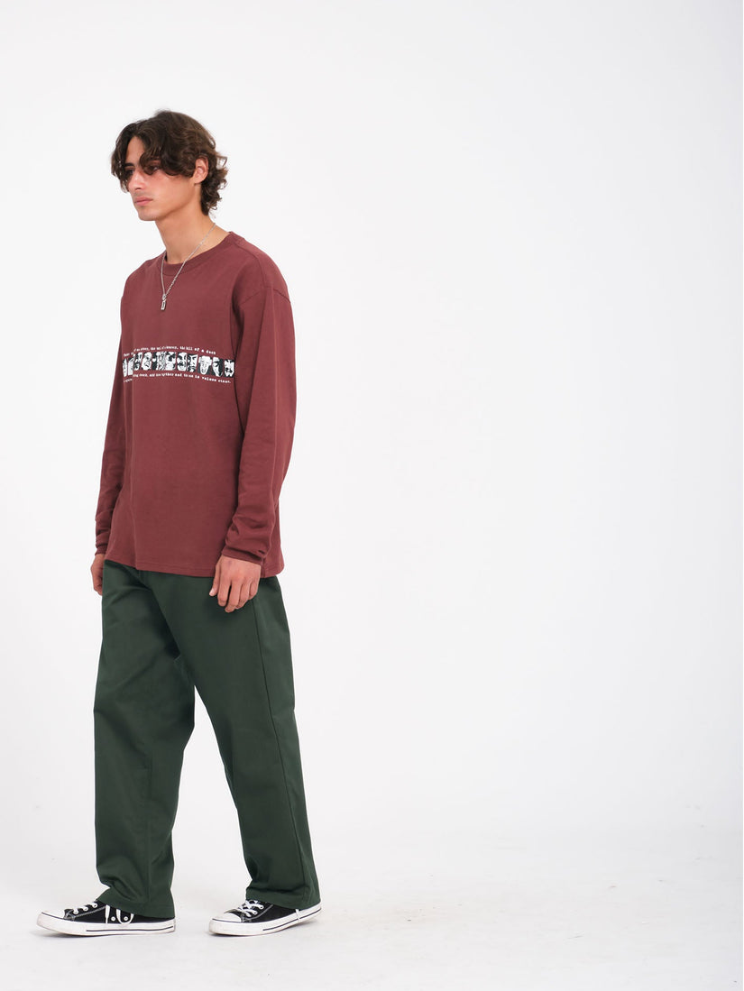 T-shirt Skate Vitals Remy - MERLOT
