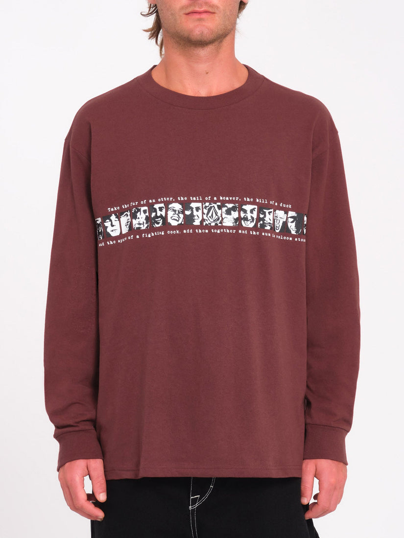 T-shirt Skate Vitals Remy - MERLOT