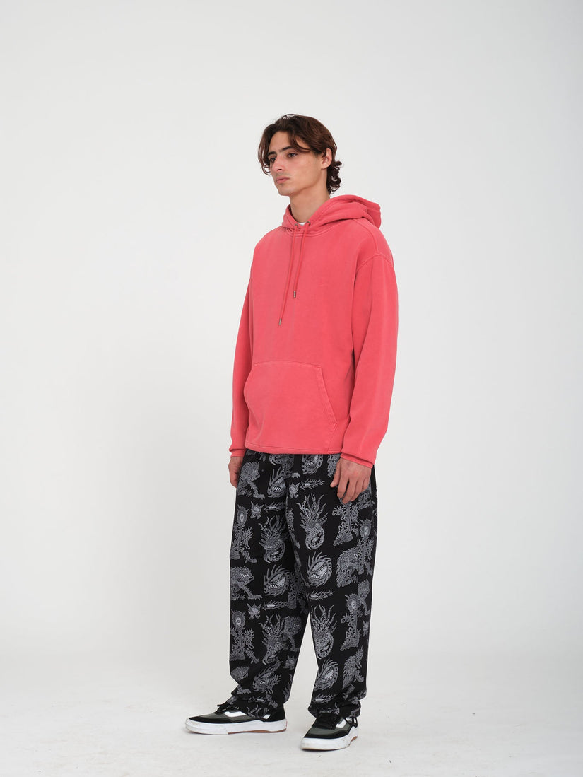 Single Stone Hoodie - WASHED RUBY (A4112415_RBY) [100]