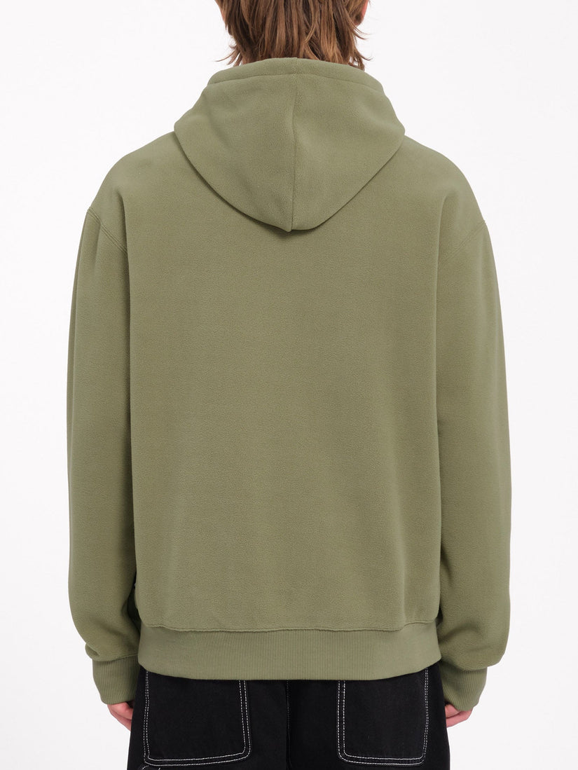 Sweat à capuche Second Trip - THYME GREEN
