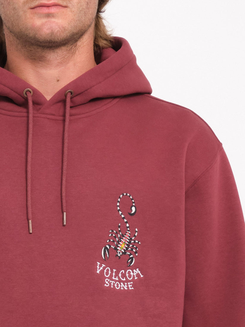Sweat à capuche Lintell - MERLOT