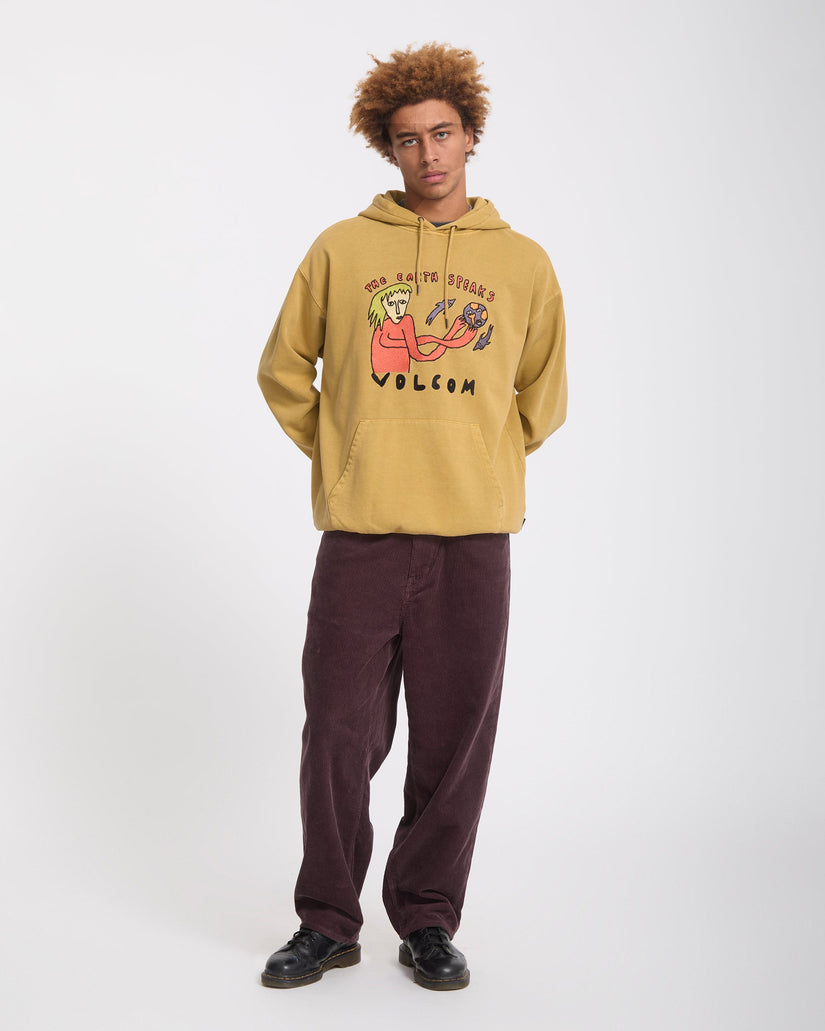 Earth Speaks Hoodie - Mustard
