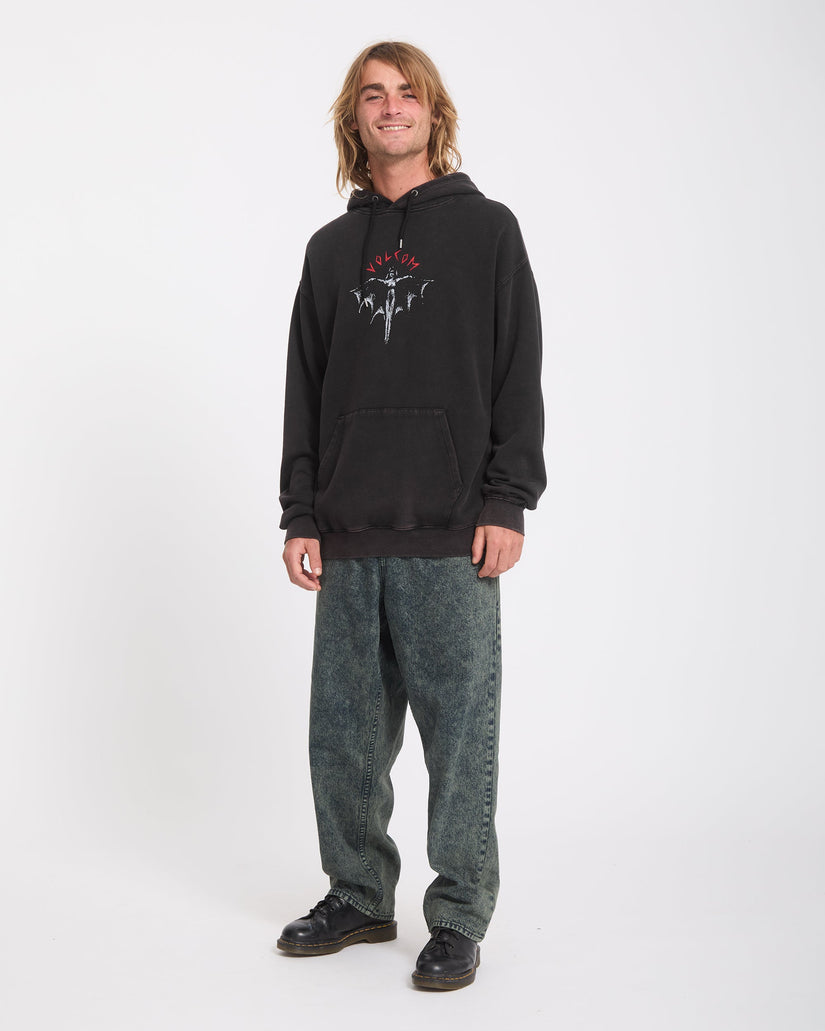 Wrong Angel Hoodie - Light Acid Black