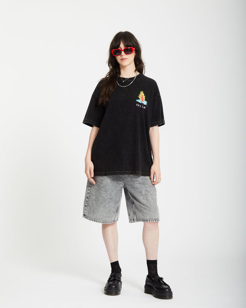 T-shirt Bob Mollema 1 - LIGHT ACID BLACK