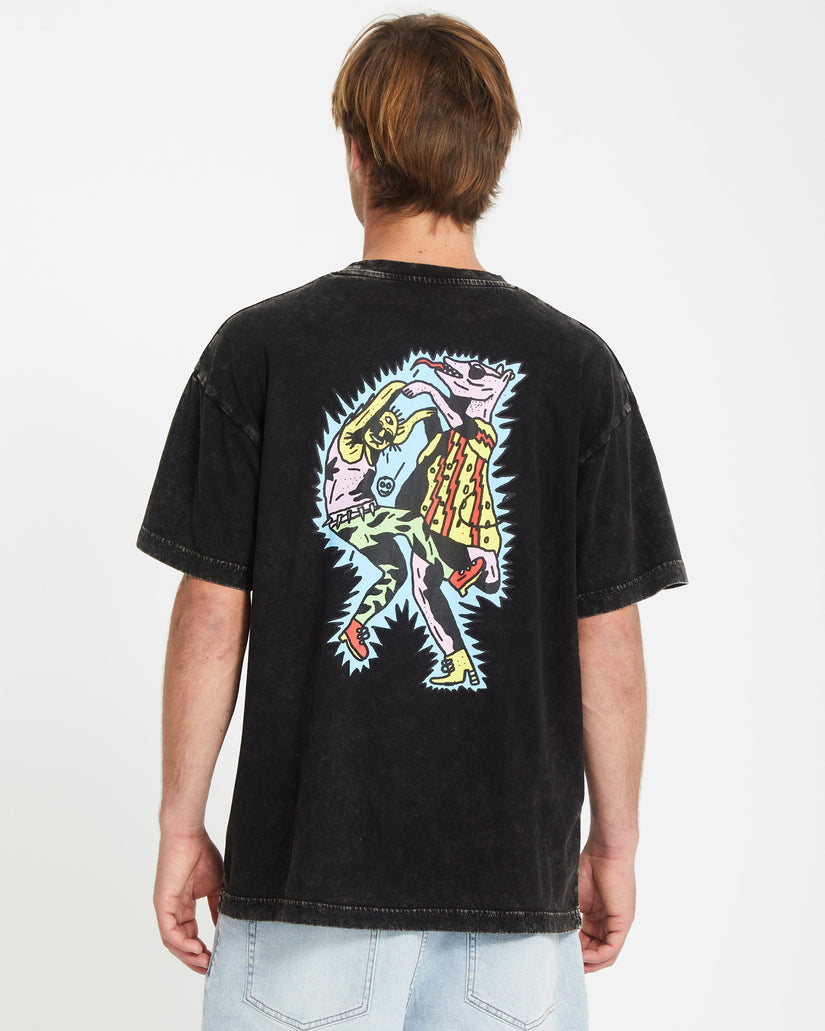 T-shirt Bob Mollema 1 - LIGHT ACID BLACK