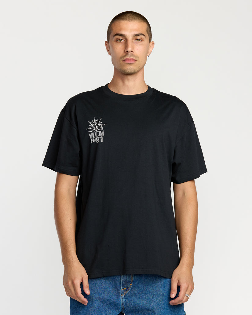 Tune In T-Shirt - Antique Black