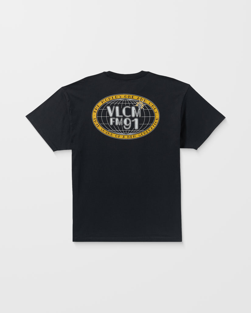 Tune In T-Shirt - Antique Black