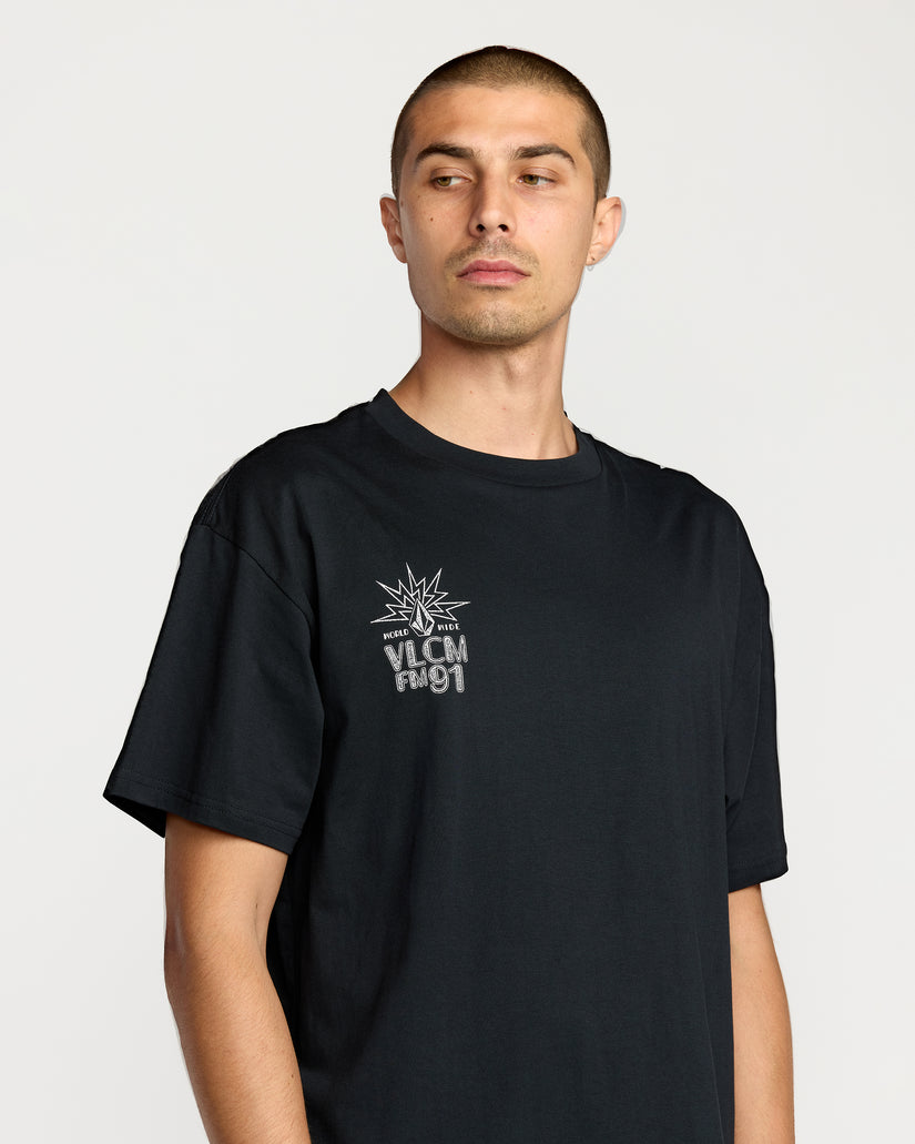 Tune In T-Shirt - Antique Black