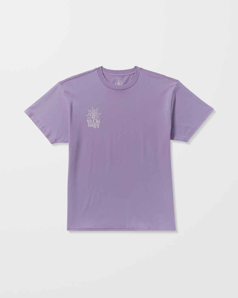 Tune In T-Shirt - Purple Ash