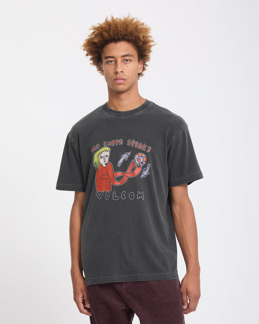 Earth Speaks T-Shirt - Black