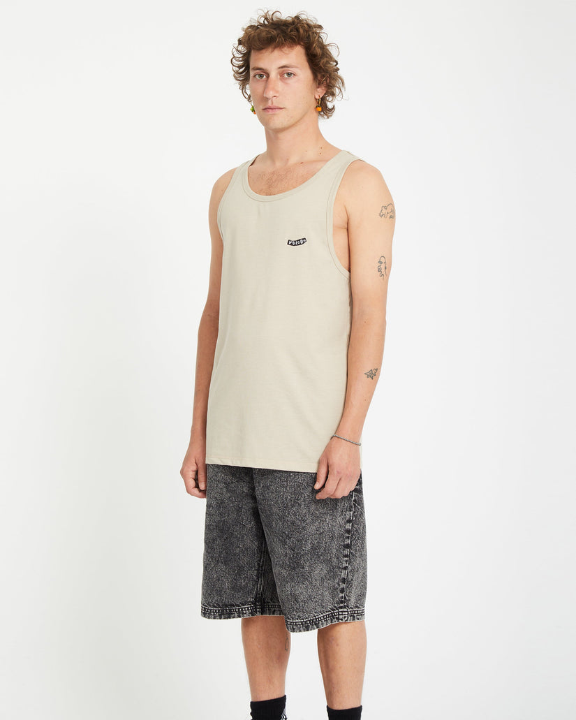 Pistol Stone Tank Top - LIGHT KHAKI