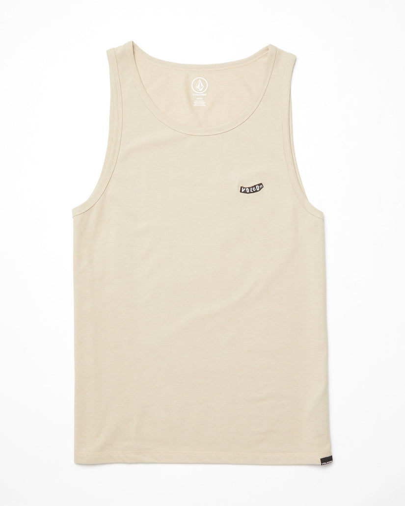Pistol Stone Tank Top - LIGHT KHAKI