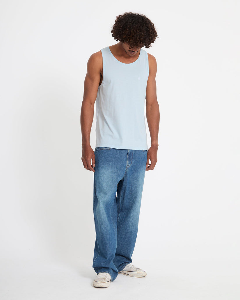 Stone Blanks Tank Top - Light Blue Acid