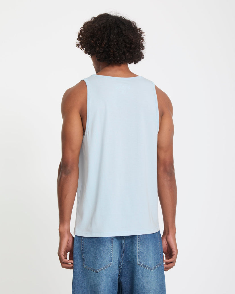 Stone Blanks Tank Top - Light Blue Acid