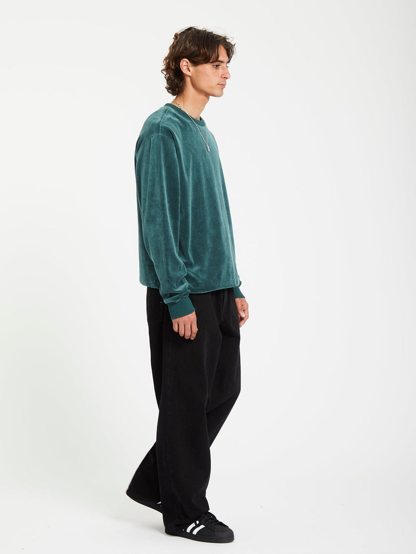 Sweat Single Stone Velvet - EVERGREEN