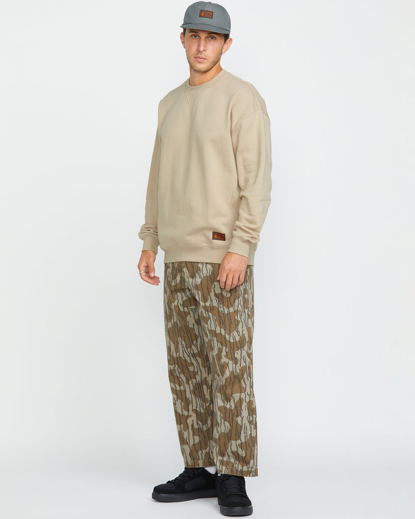 Operators Sweatshirt - LIGHT KHAKI