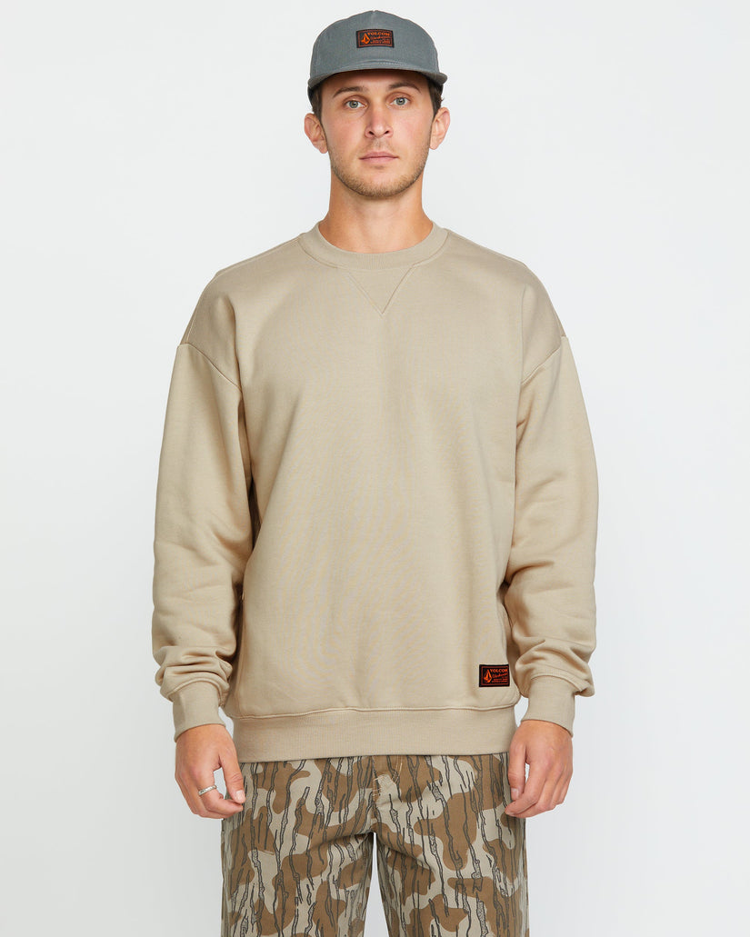 Operators Sweatshirt - LIGHT KHAKI