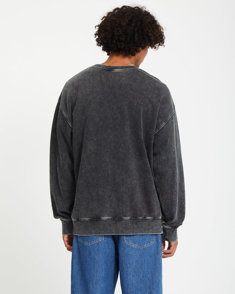 Sweatshirt Bob Mollema - LIGHT ACID BLACK