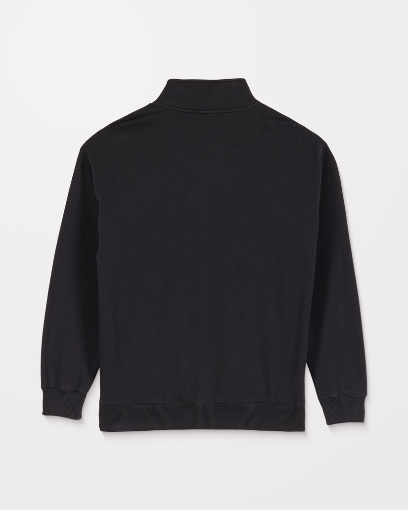 Single Stone Zip Sweatshirt - Black