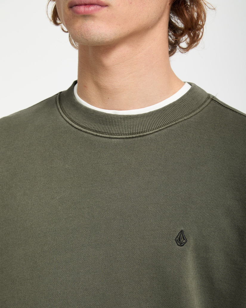 Single Stone Sweatshirt - Dark Olive