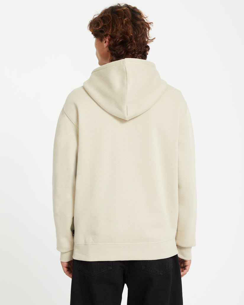Sweat à Capuche Zippé Single Stone - LIGHT KHAKI