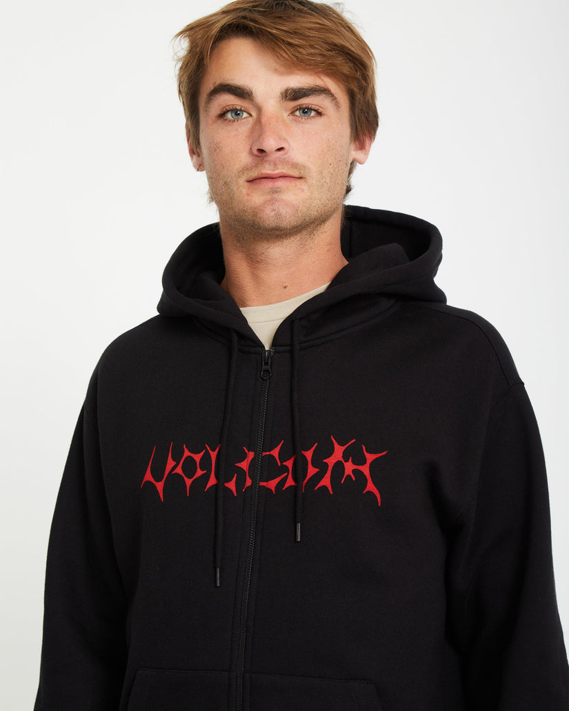 Watanite Full Zip Hoodie - BLACK