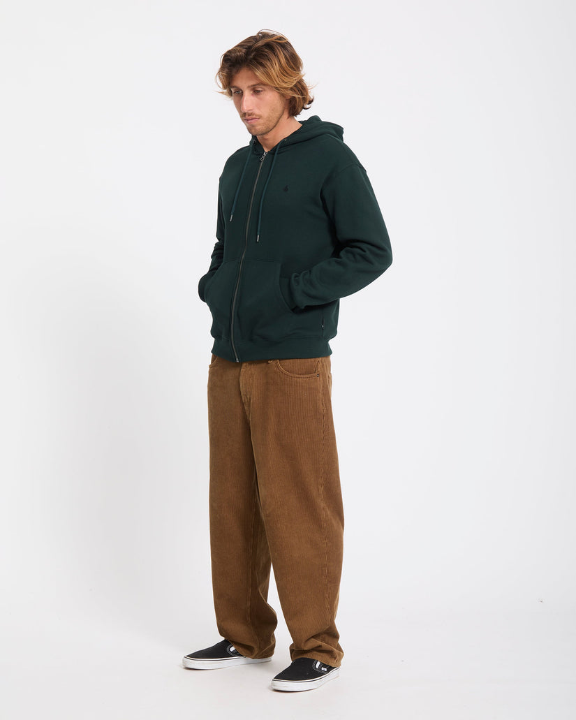 Single Stone Zip Hoodie - Scarab