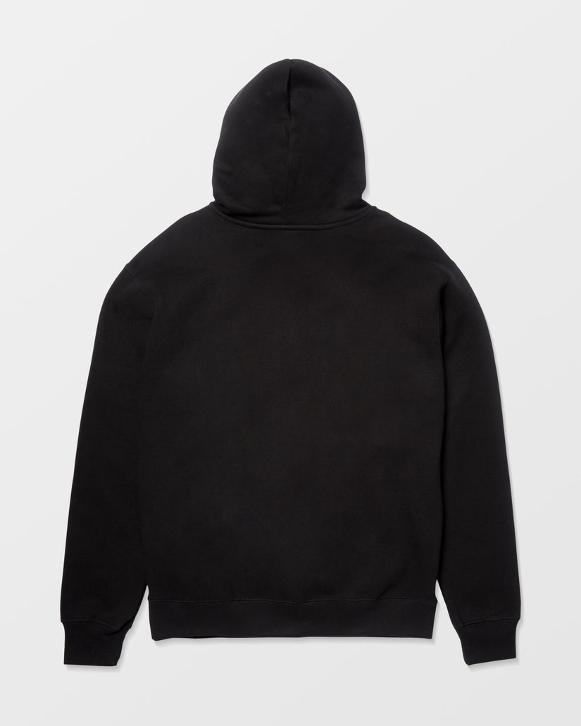 Single Stone Zip Hoodie - Black