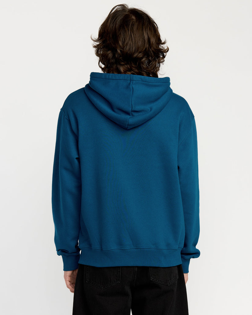 Single Stone Zip Hoodie - Cosmic Blue
