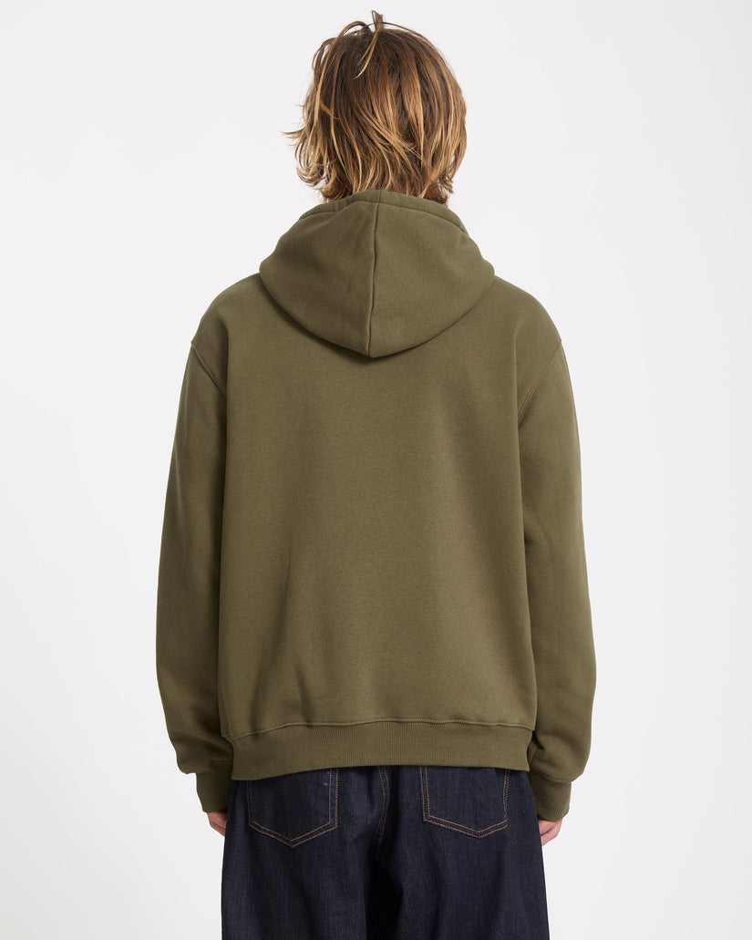 Single Stone Zip Hoodie - Sage Leaf