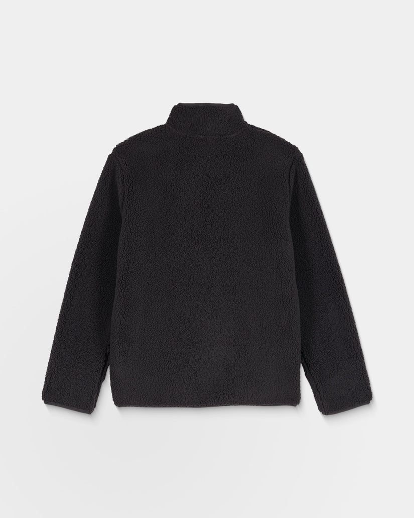 Storm Stone Zip Sherpa Jacket - Asphalt Black