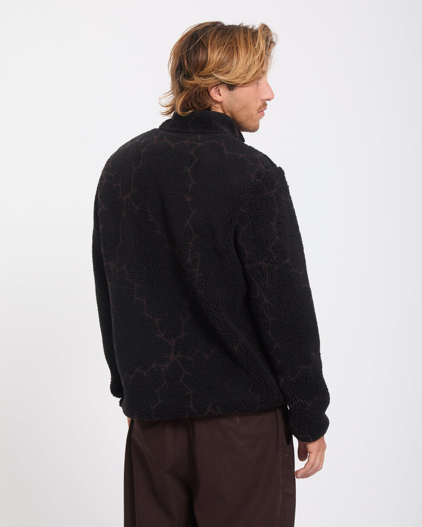 Storm Stone Zip Sherpa Jacket - Raisin