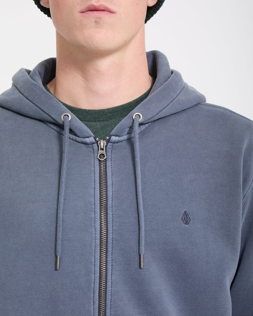 Single Stone Zip Sweatshirt - Storm Blue