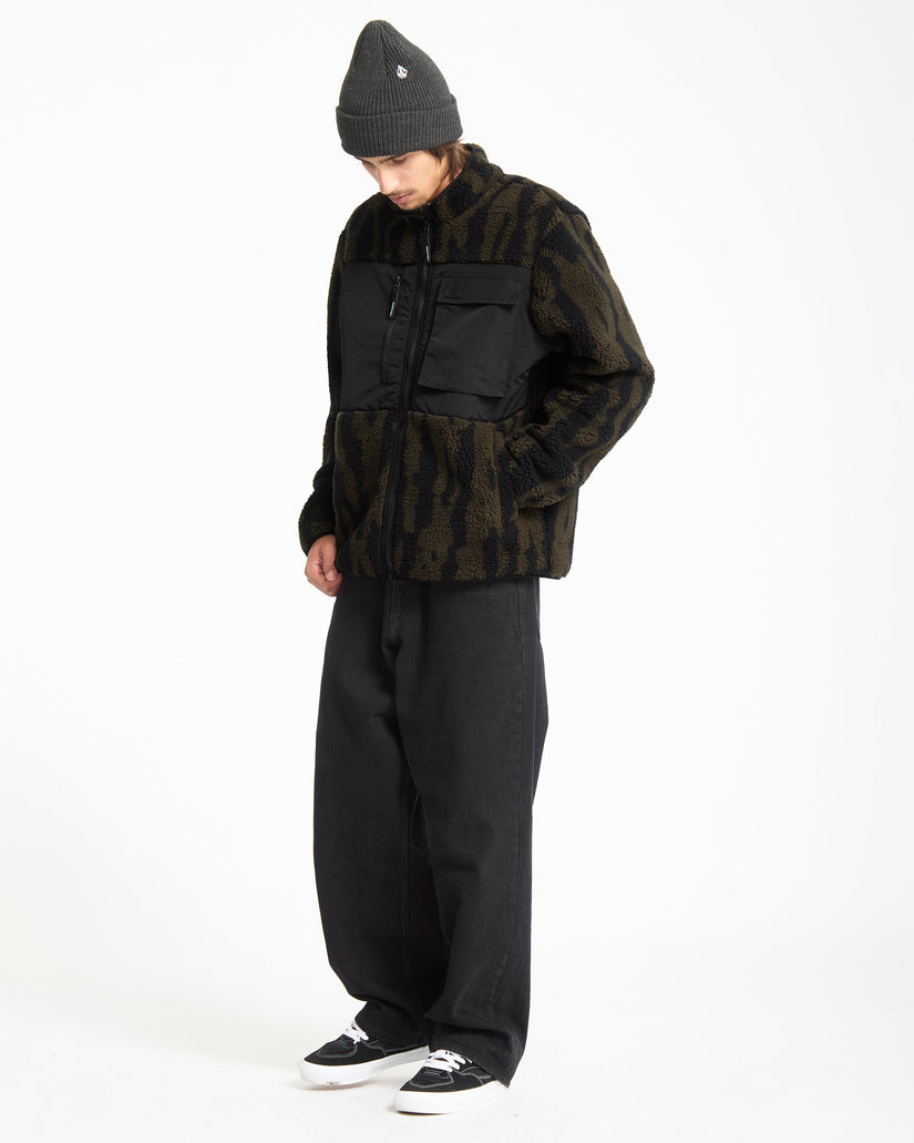 Storm Stone Zip Hoodie - Sage Leaf
