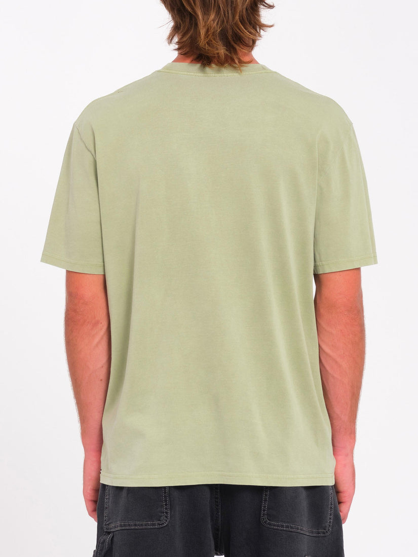 T-shirt Solid Stone - GREEN TEA
