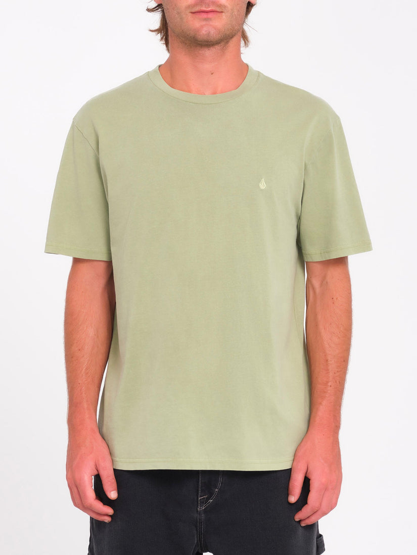 T-shirt Solid Stone - GREEN TEA