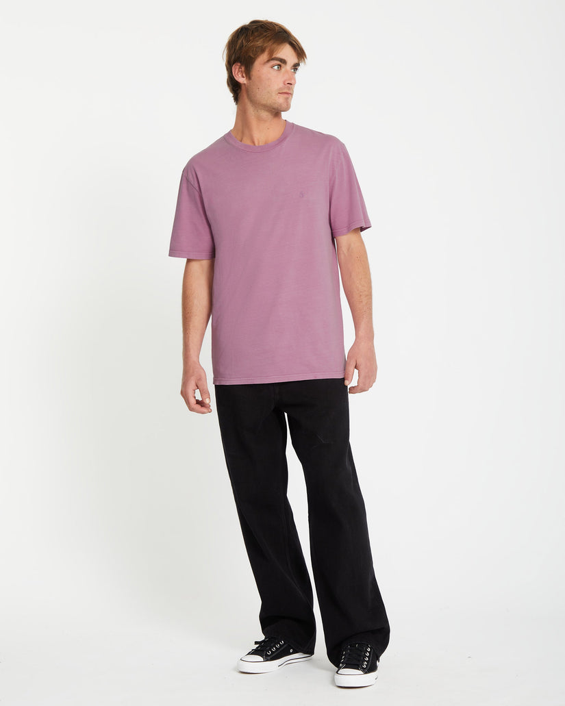 T-shirt Solid Stone - STEEL PURPLE