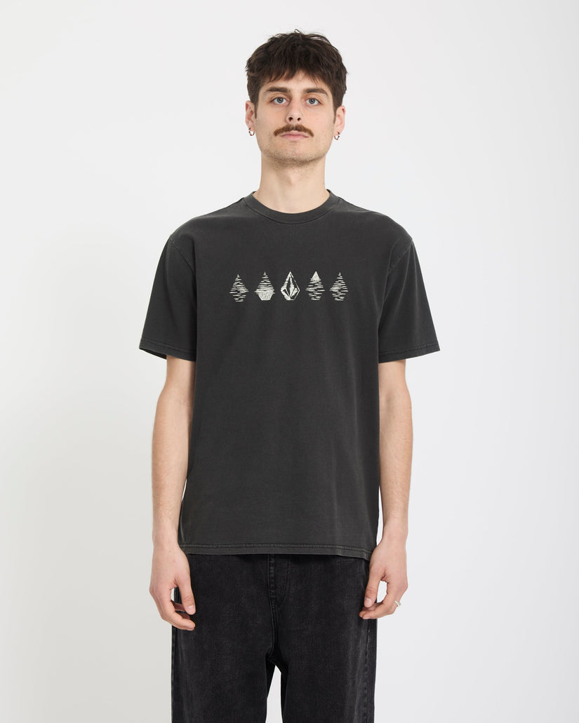 Lunar Phases T-Shirt - Black