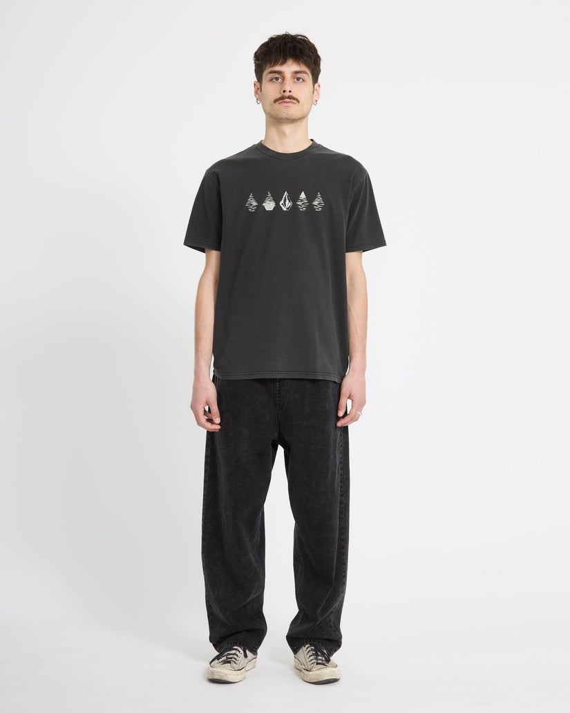 Lunar Phases T-Shirt - Black