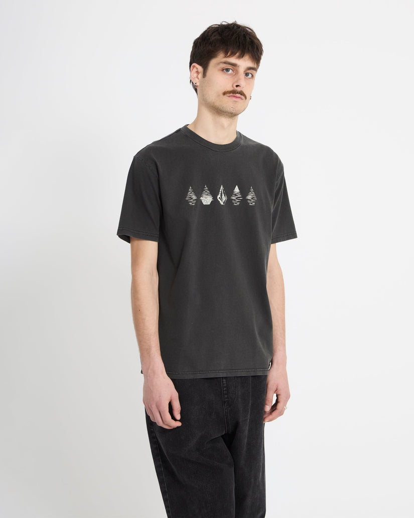 Lunar Phases T-Shirt - Black