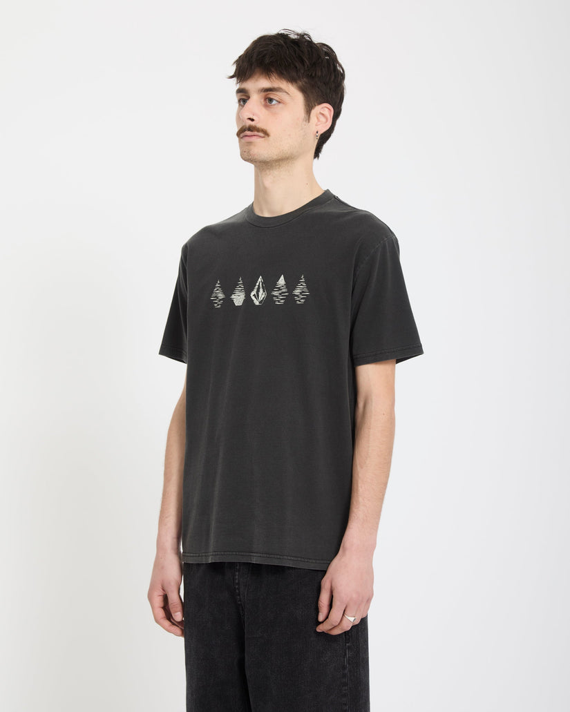 Lunar Phases T-Shirt - Black