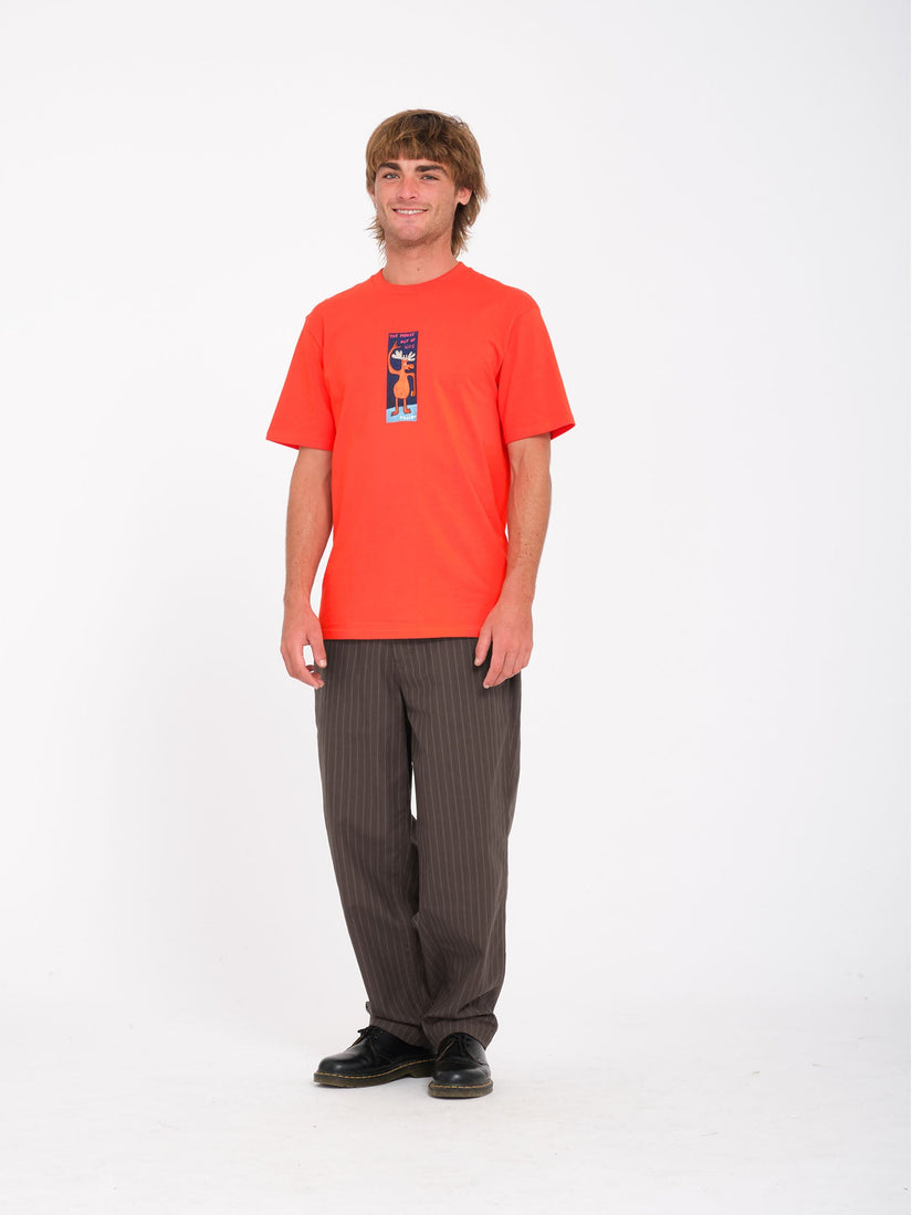 Olivmoose T-Shirt - Bright Red