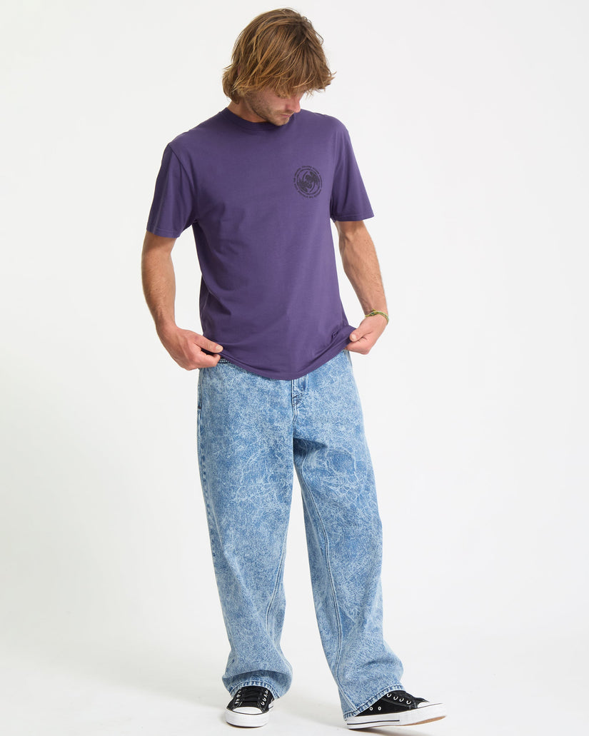 Circlepalm T-Shirt - Dark Purple