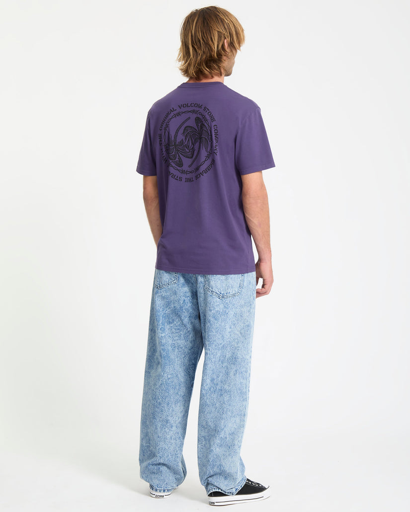 Circlepalm T-Shirt - Dark Purple