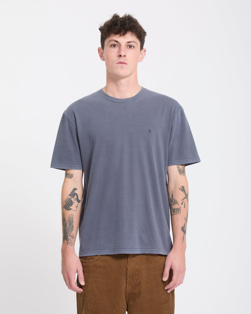 Solid Stone T-Shirt - Storm Blue