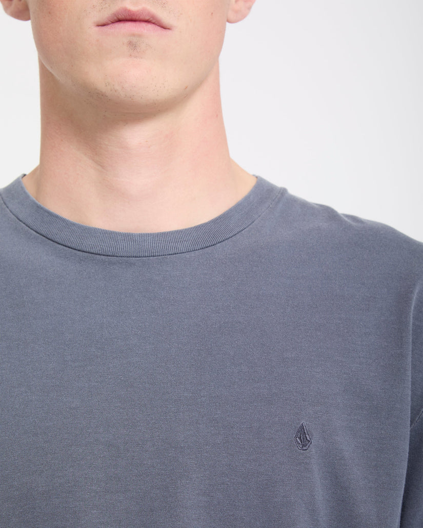 Solid Stone T-Shirt - Storm Blue