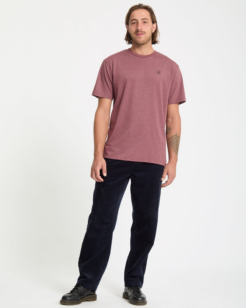 Circle Blanks T-Shirt - Merlot