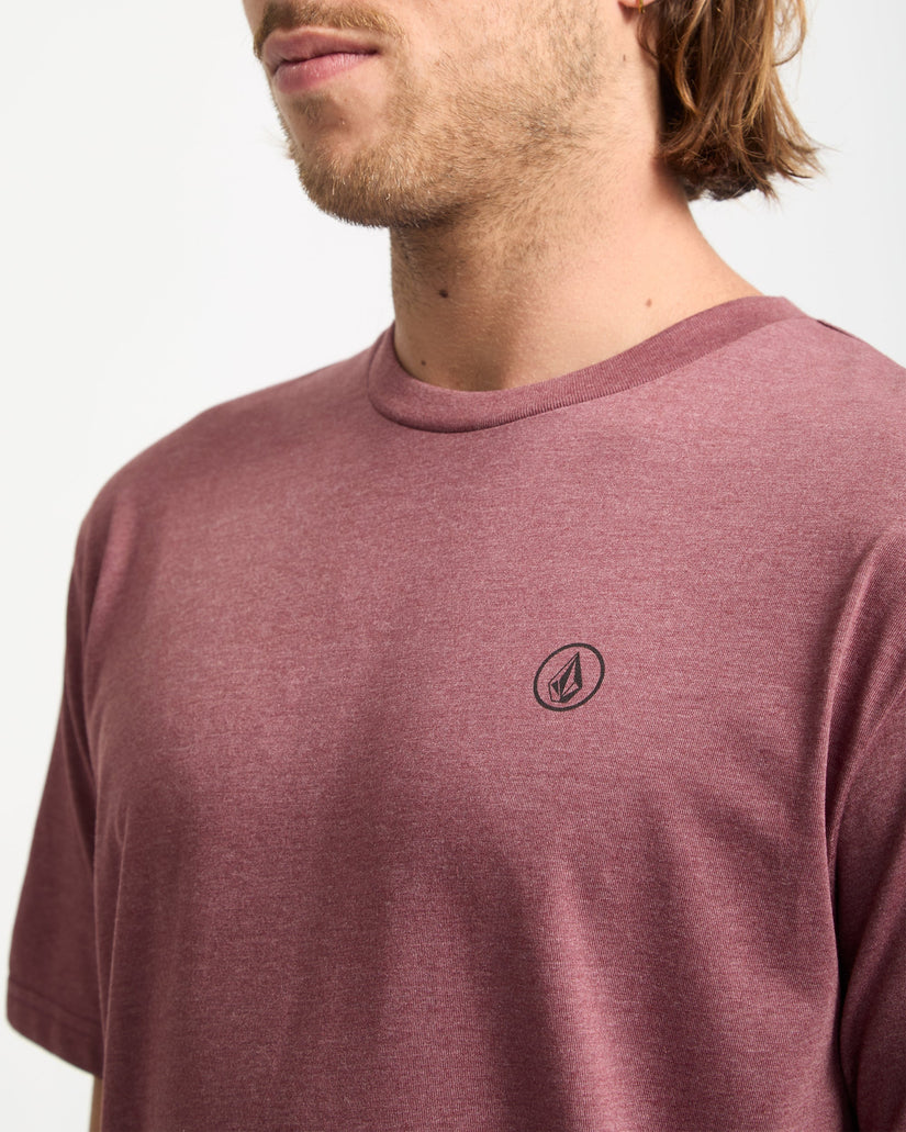 Circle Blanks T-Shirt - Merlot