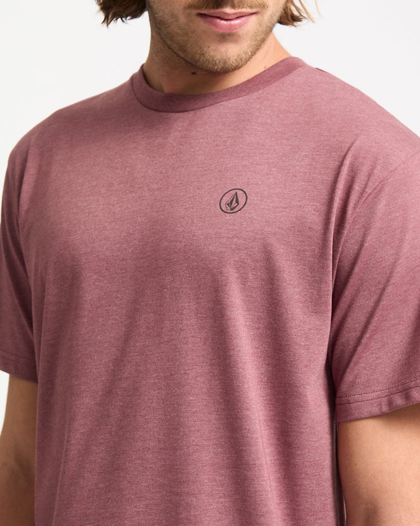 Circle Blanks T-Shirt - Merlot