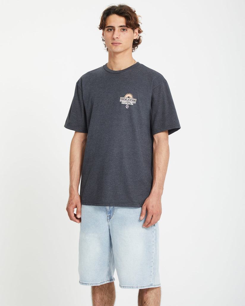T-shirt Sure Thing - HEATHER BLACK